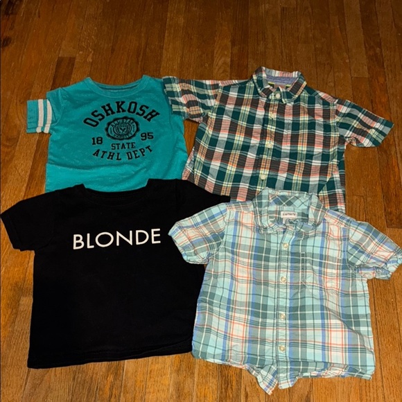 Graphic Tees and Plaid Button-Up Tees - Picture 1 of 9